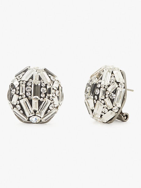 Brilliant Statements Baguette Statement Studs Sequins Sparkles