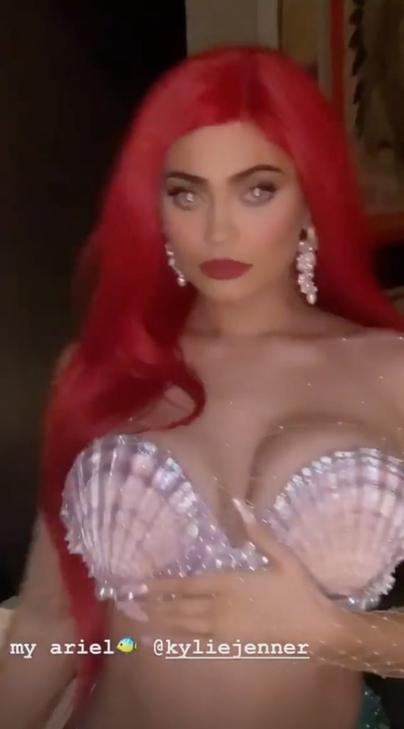 Kylie Jenner as Ariel From The Little Mermaid For Halloween