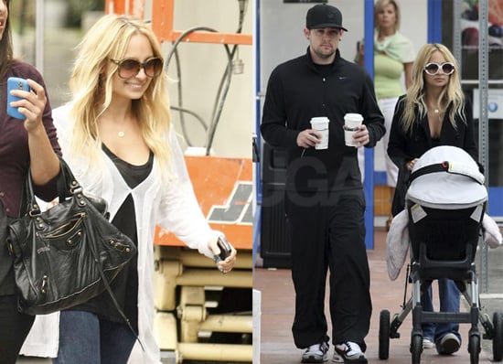 Nicole Richie and Joel Madden Out With Harlow In LA Nicole Richie and Joel Madden Out With Harlow In LA
