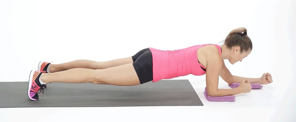 Elbow Plank With Towels