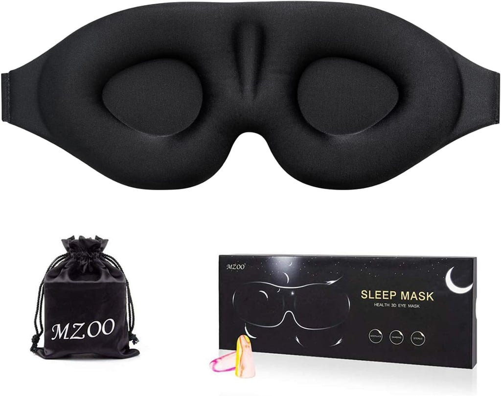 MZOO Sleep Eye Mask ($17, originally $29)
Get a better night of sleep with this affordable, memory-foam sleep mask that more than 80K reviewers love. It has molded-up cups so there's no pressure on your eyes or lashes and you're free to blink — but it still blocks out light to an astounding degree. Grab one for travel, home use, or even deeper meditations.