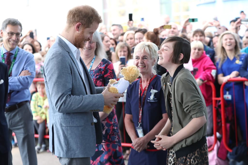 Prince Harry Visits Oxford Children's Hospital May 2019