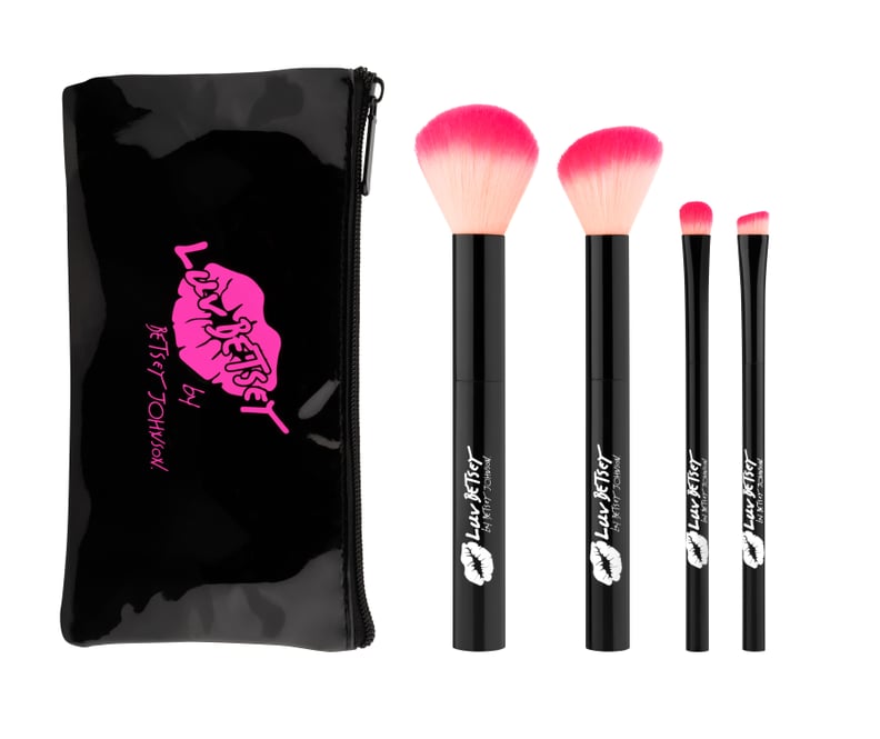 Luv Betsey by Betsey Johnson Brush Kit With Cosmetic Bag