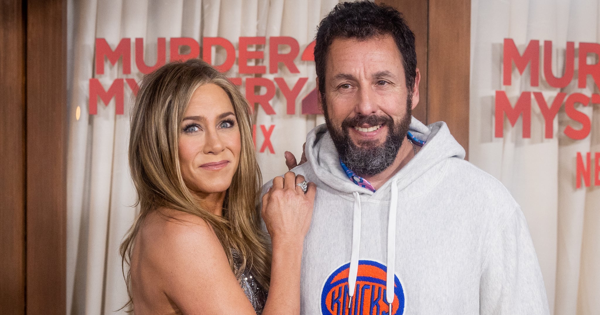 Jennifer Aniston Says Adam Sandler Sends Her Flowers Every Mother's Day