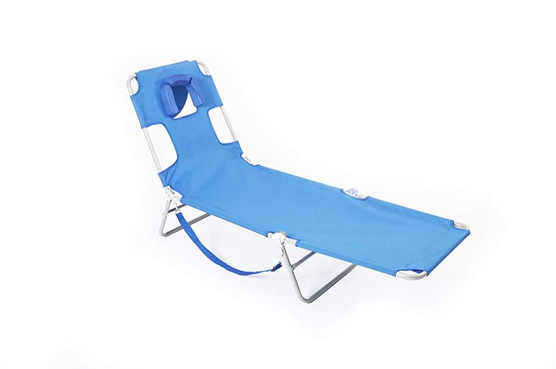 Buy the Ostrich Chaise Lounge in Blue