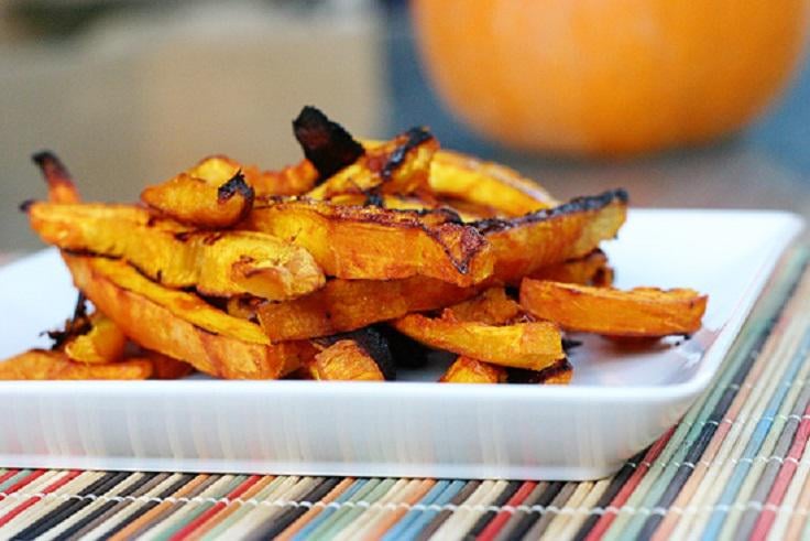 Sweet and Spicy Pumpkin Fries