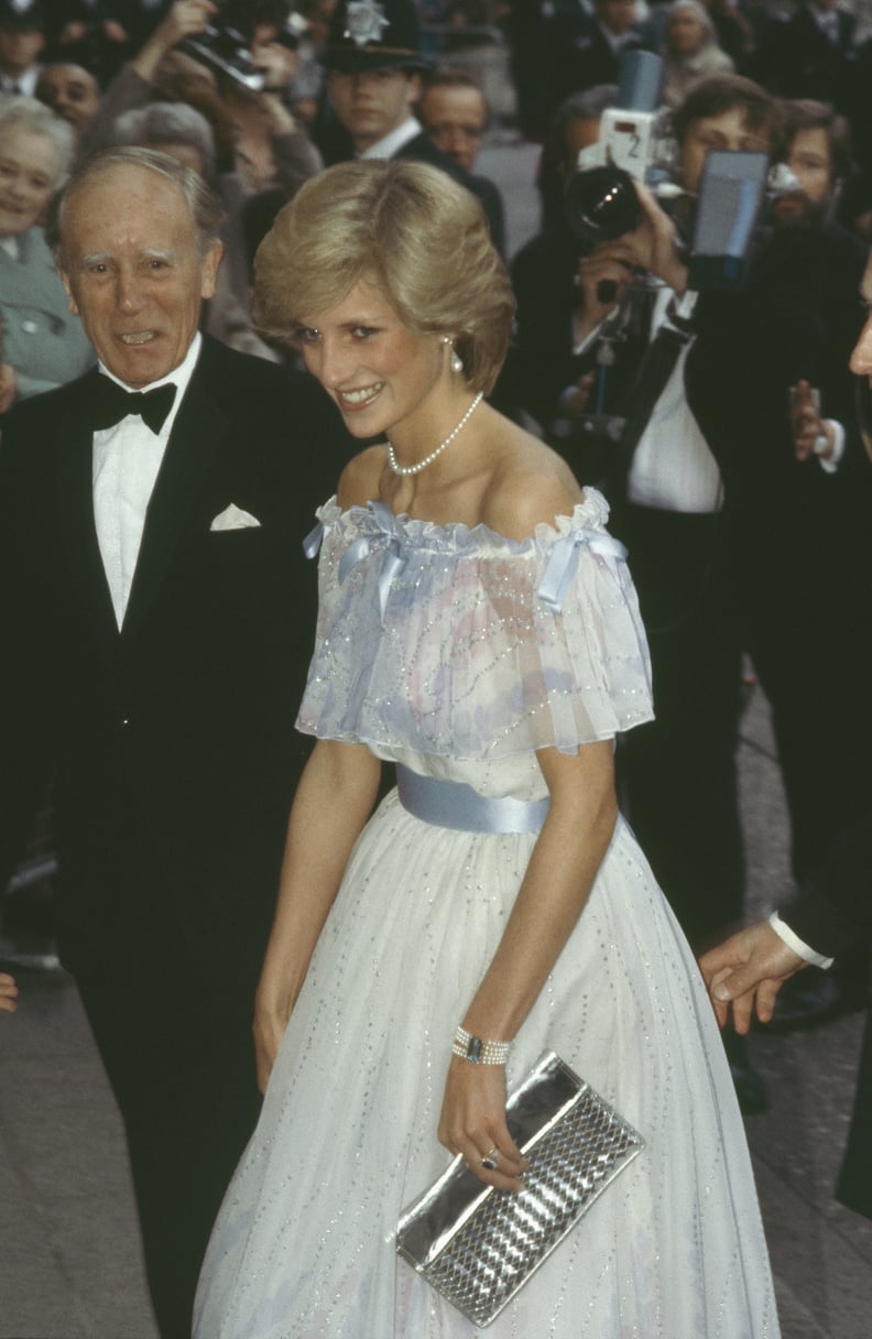 Princess Diana's Metallic Clutch