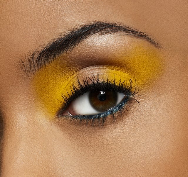 Buy: MAC Cosmetics Chrome Yellow Single Eyeshadow Swatch