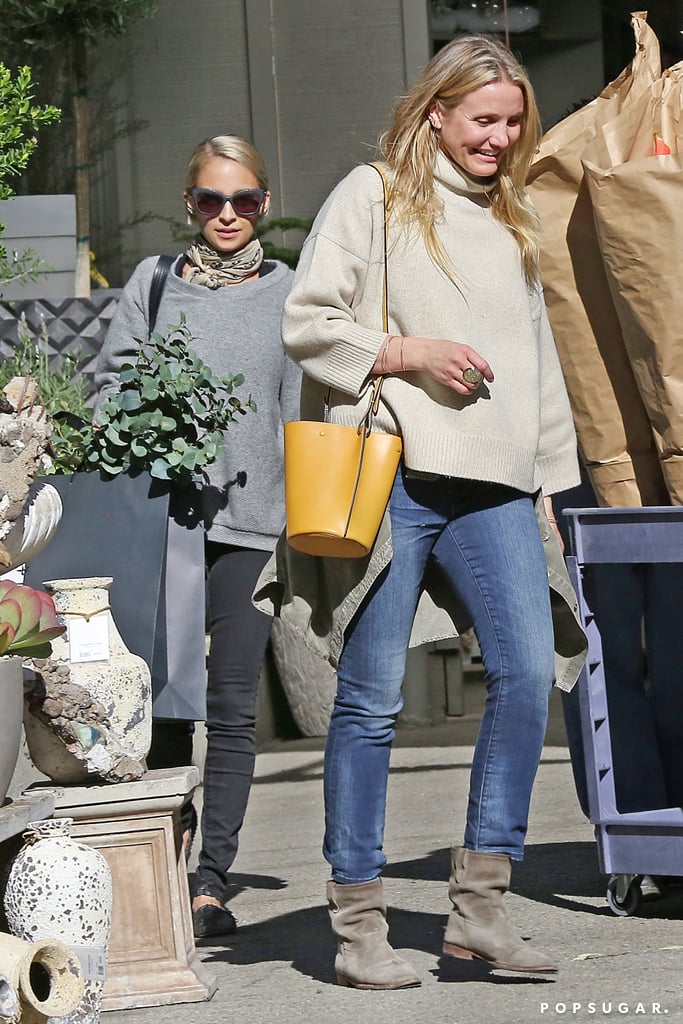 Cameron Diaz and Nicole Richie Shopping in LA 2015