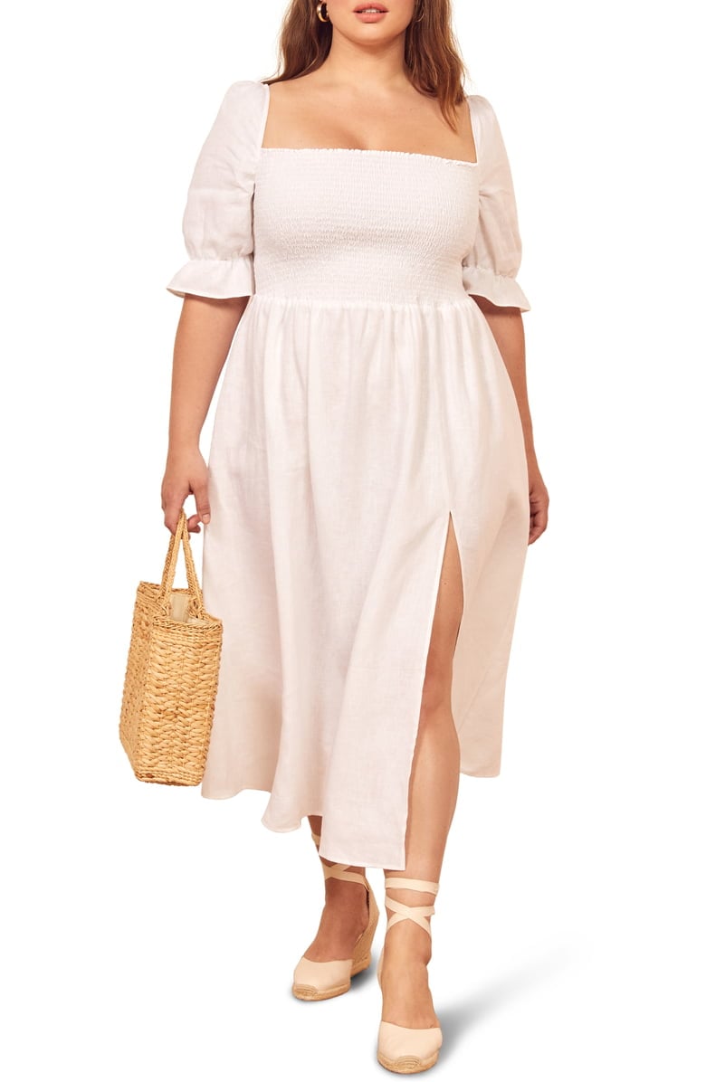 Reformation Marabella Linen Dress