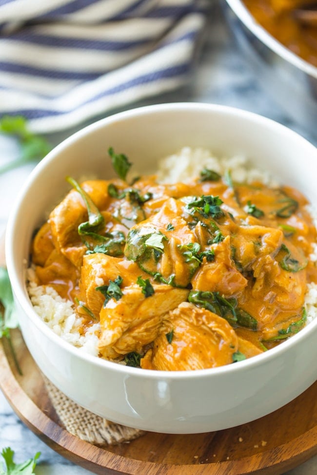 Tomato Coconut Curry Chicken