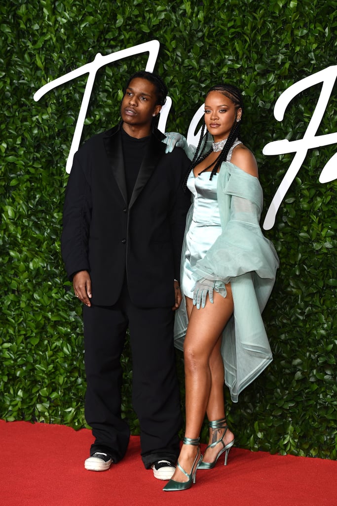 A$AP Rocky and Rihanna at the 2019 British Fashion Awards