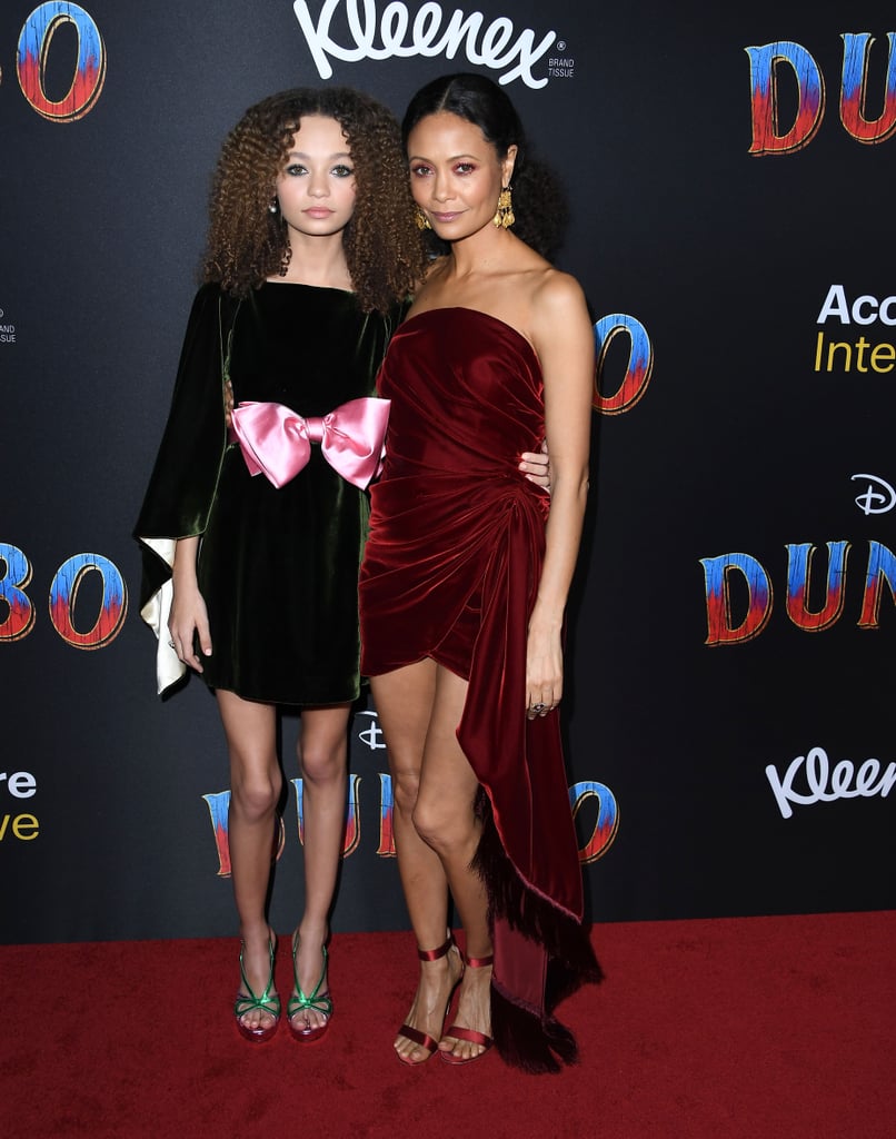 Thandie Newton and Her Family at the Dumbo Premiere in LA