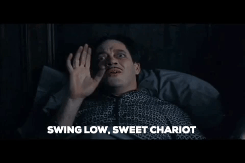 When Gomez Sings "Swing Low, Sweet Chariot"