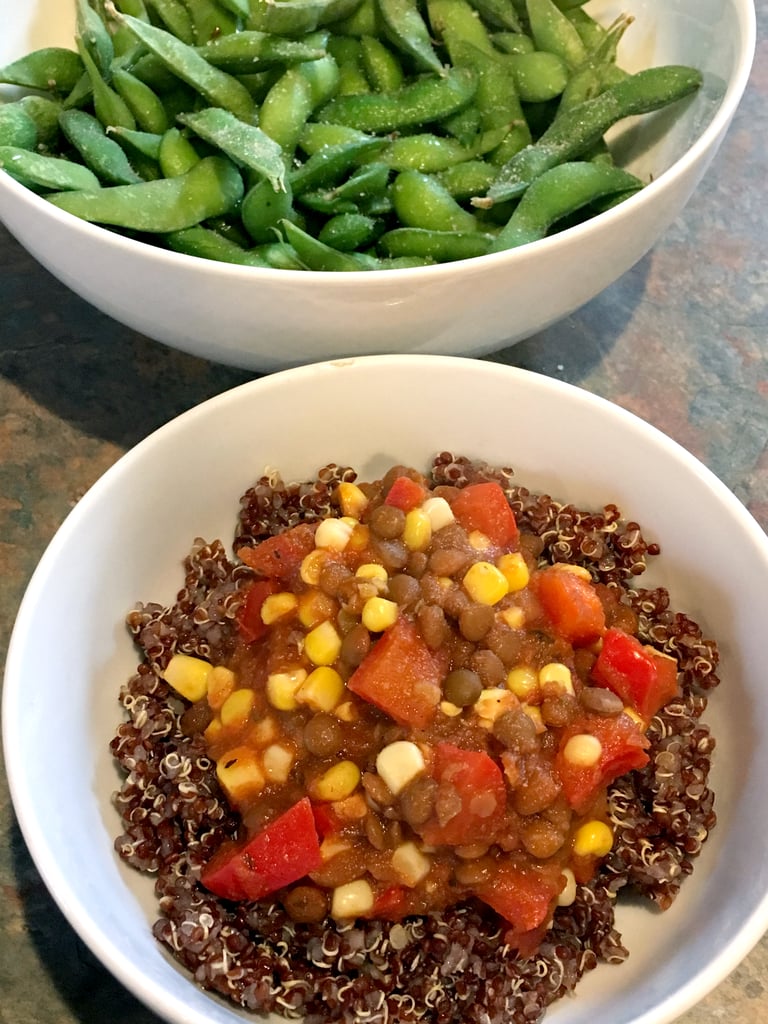 5:30 p.m. — Lentils With Quinoa and Edamame