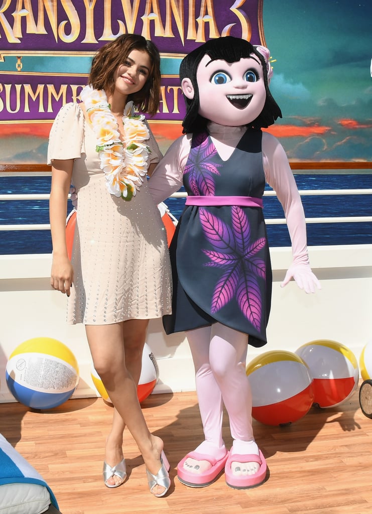 Selena Gomez Miu Miu Dress Hotel Transylvania 3 Photo Call