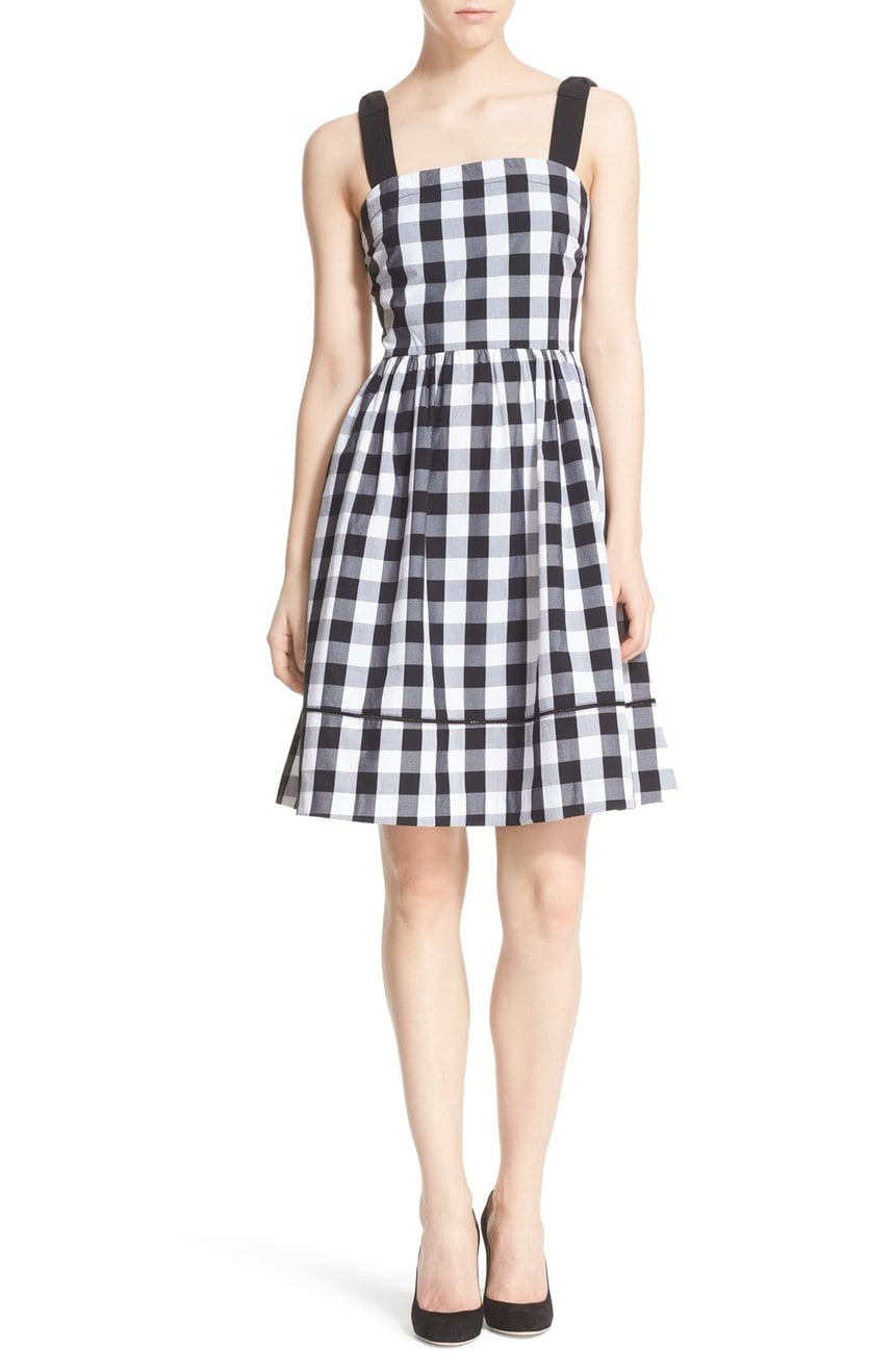 Kate Spade New York gingham fit & flare dress ($298) | Why Gingham Is  Summer's Favorite Print | POPSUGAR Fashion Photo 11