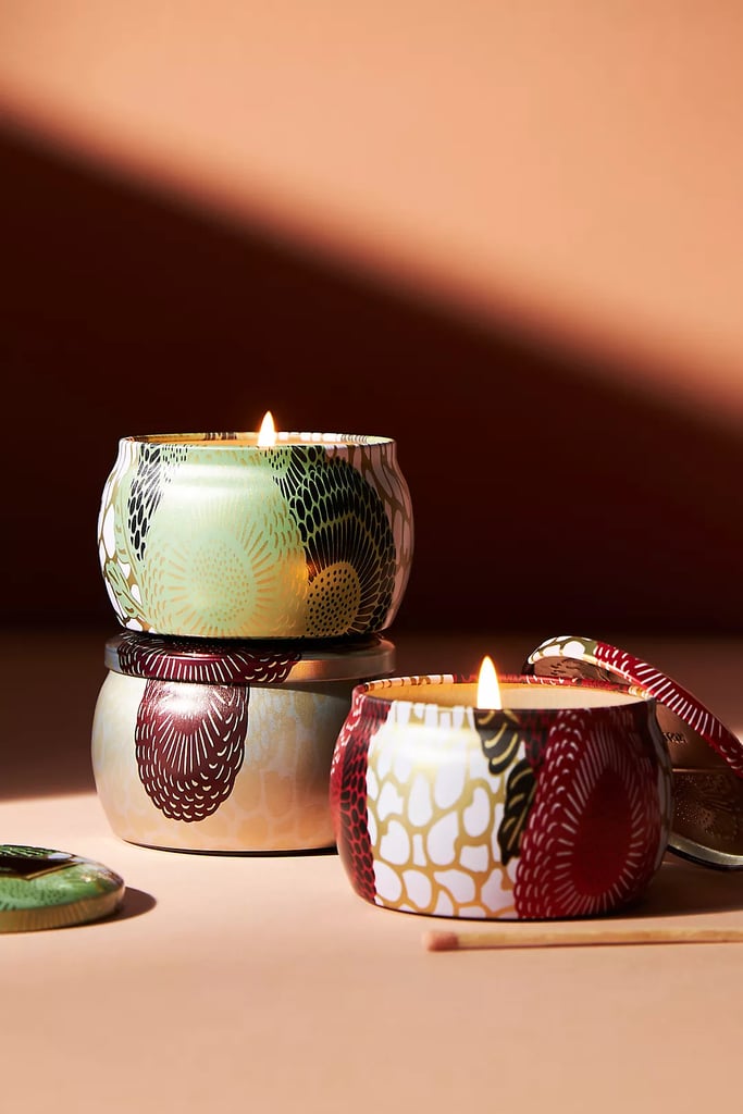 A Festive Scent: Voluspa Holiday Mini Tin Candles