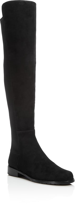 stuart weitzman 5050 boot suede vs leather