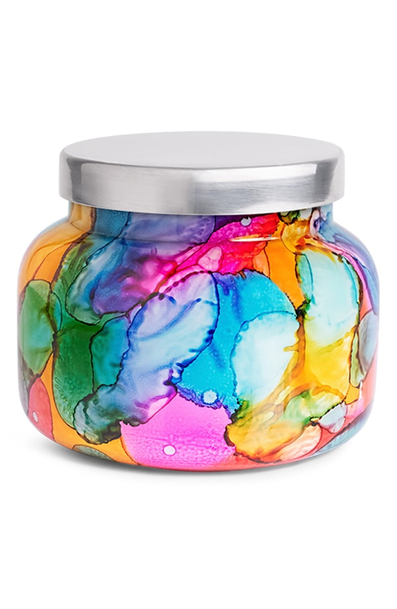 Watercolor Jar Candle