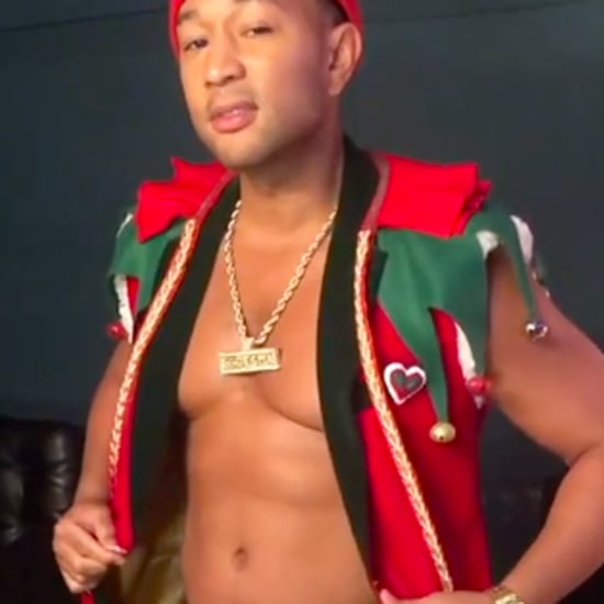 John Legend Dancing in Sexy Elf Costume Video