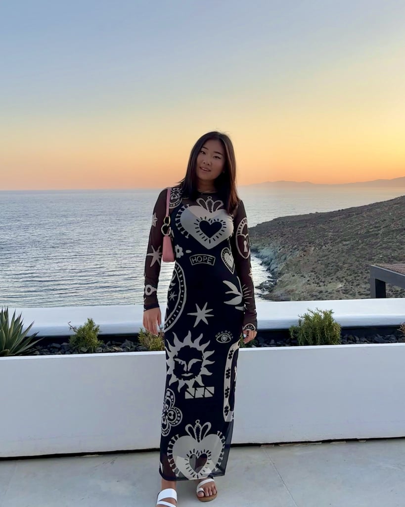 A Printed Dress