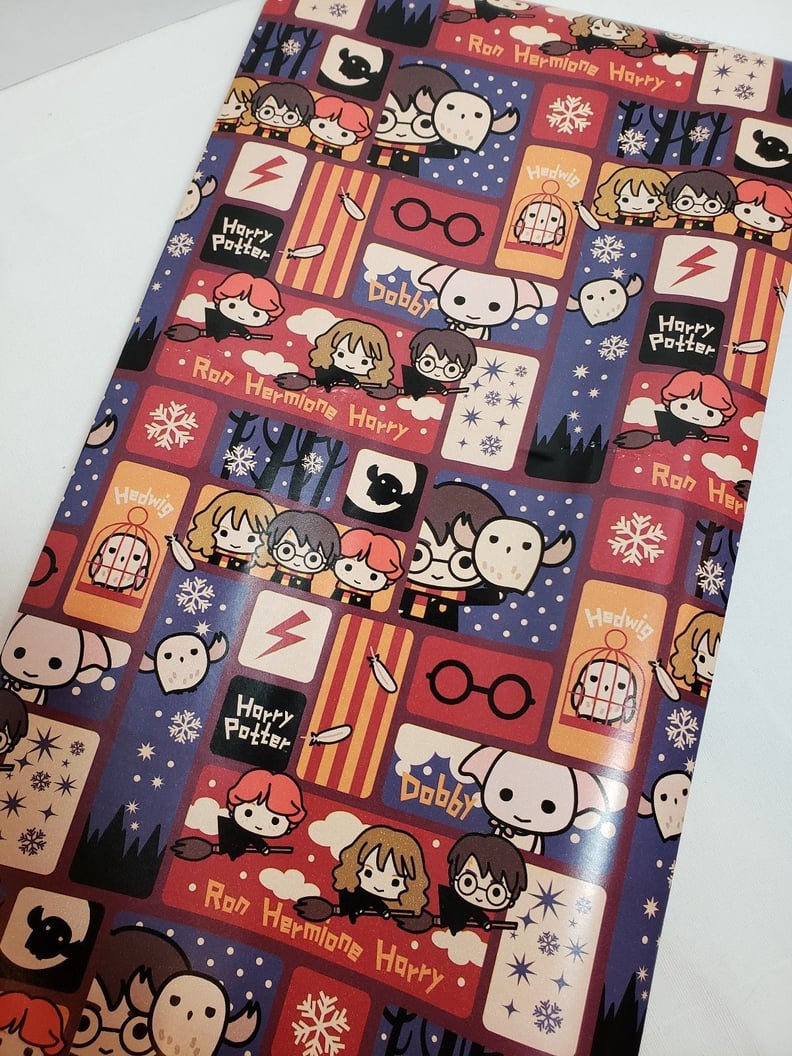 This Harry Potter Holiday Wrapping Paper Is Almost Too Magical to Rip Open  - Tinybeans