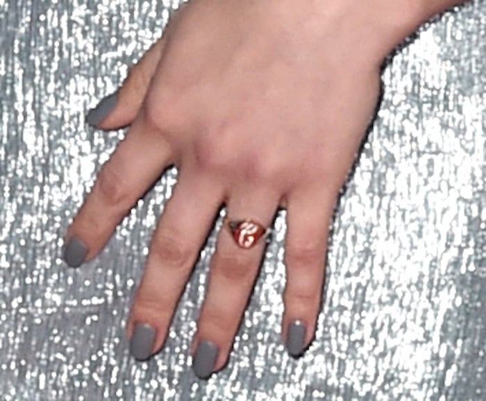 Chloe Grace Moretz's B Ring For Brooklyn Beckham