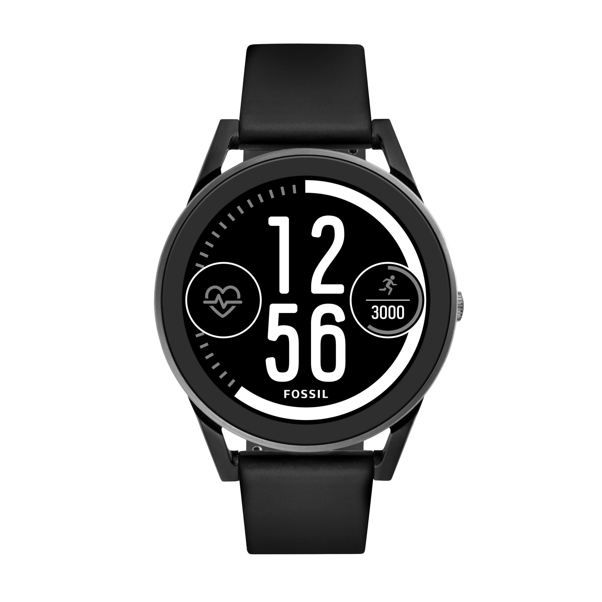 Fossil Gen 3 Sport Smartwatch Q Control Black Silicone 22 Luxe