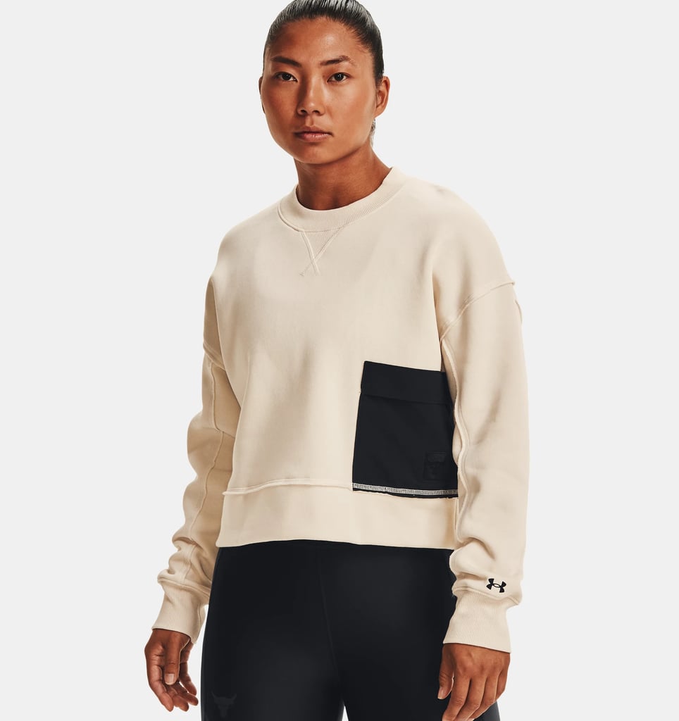 Women's Project Rock Fleece Crew | New Under Armour Project Rock ...