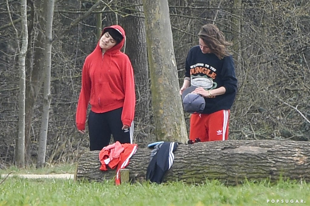 Kristen Stewart and Soko Playing in the Park Pictures 2016