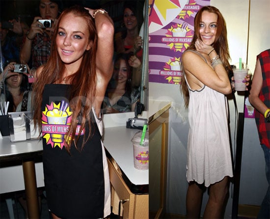 Photos Of Lindsay Lohan At Millions Of Milkshakes In West Hollywood