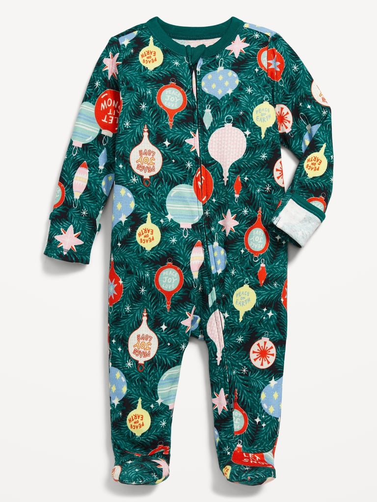 Old Navy Unisex Sleep & Play 2-Way-Zip Footed One-Piece for Baby