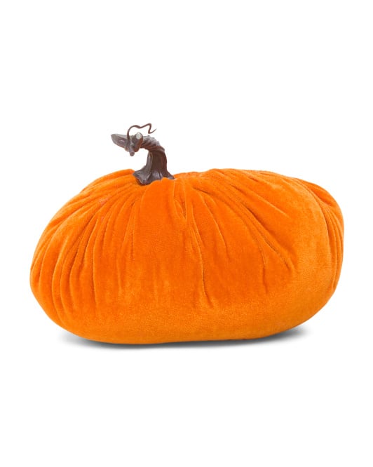 Velvet Pumpkin TJ Maxx Halloween Decor 2017 POPSUGAR Home Photo 24