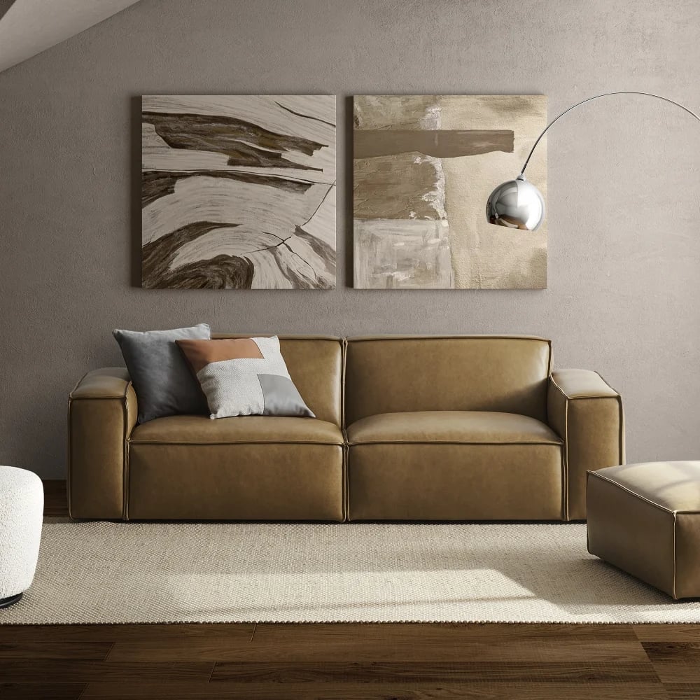 Castlery Jonathan Leather Sofa