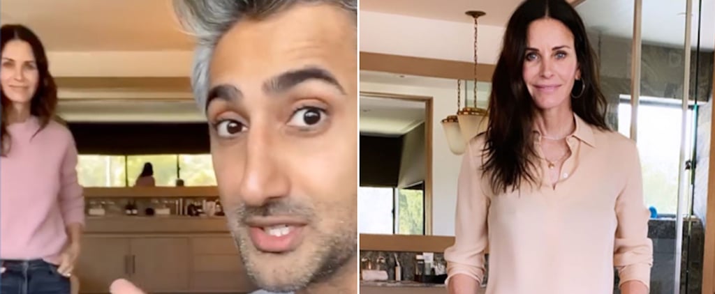 Tan France Helps Courteney Cox Pick Her Emmys Outfit