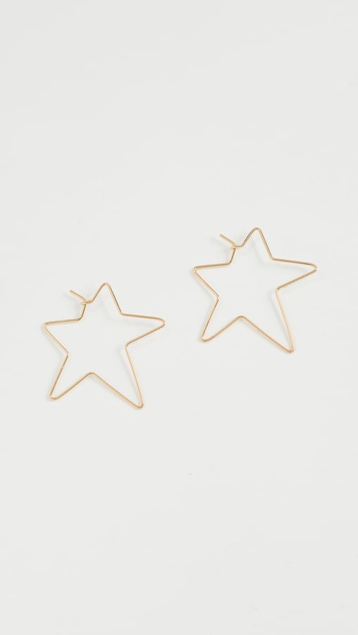 Rebecca Minkoff Rock Star Hoop Earrings