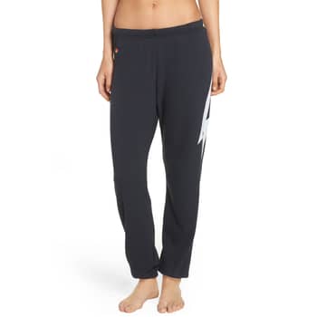 Aviator Nation Women's Classic Velvet Sweatpants Black – Move