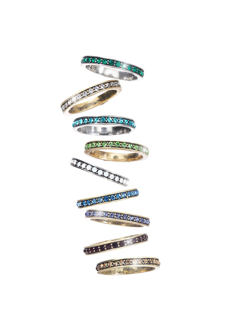 Birthstone Stackable Rings