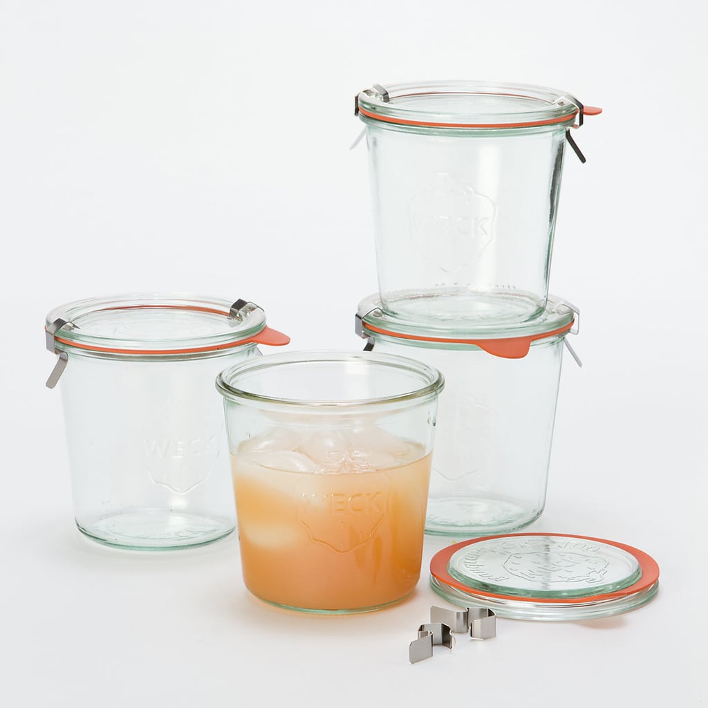 Set of four Weck jars
