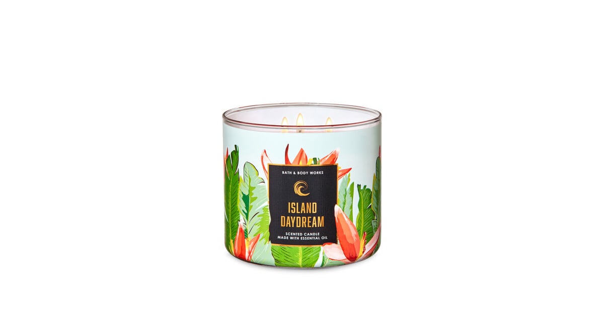 Island Daydream 3Wick Candle The Best New Candles From Bath & Body
