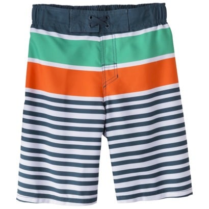 Boys' Stripe Swim Trunk