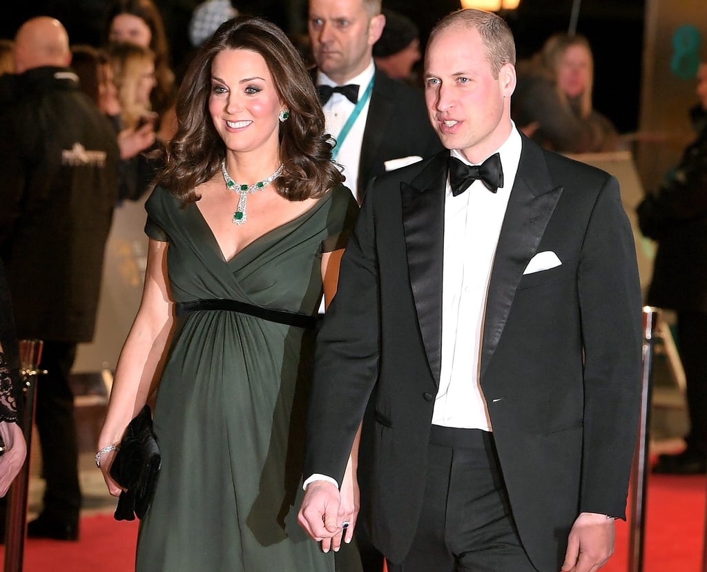Prince William and Kate Middleton at the BAFTA Awards 2018