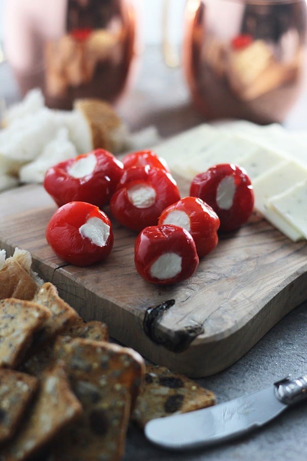 Peppadew Peppers Stuffed With Whipped Feta Cheese