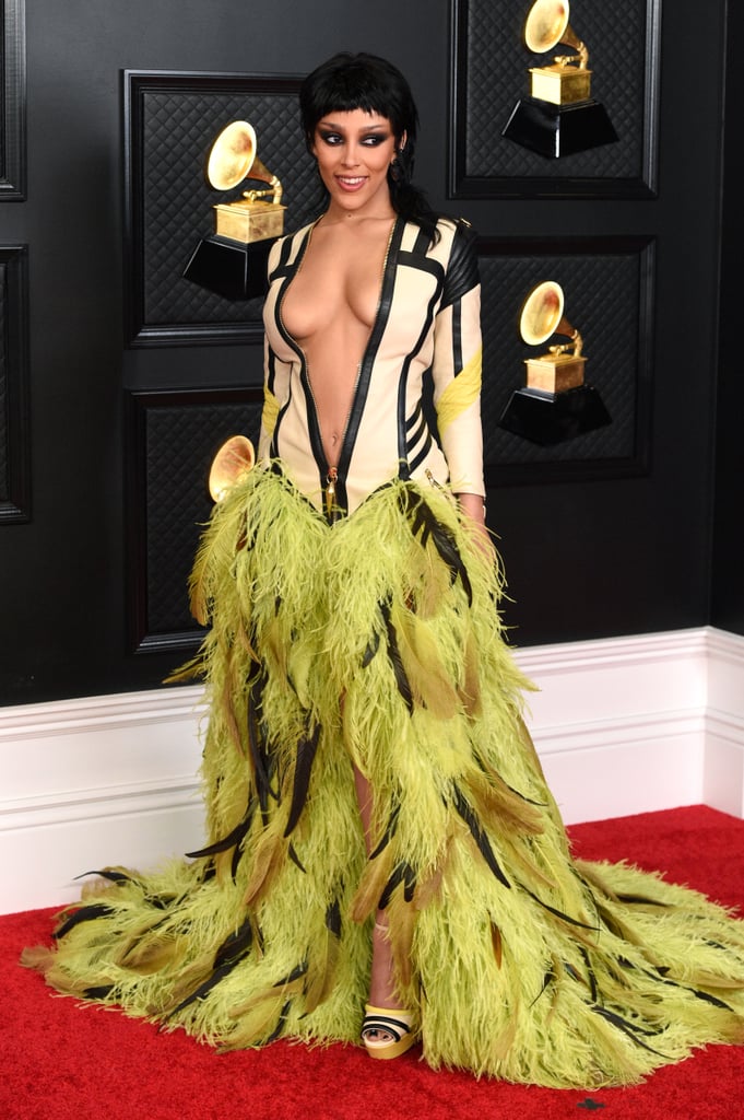 Doja Cat Wore a Mullet Haircut at the 2021 Grammys