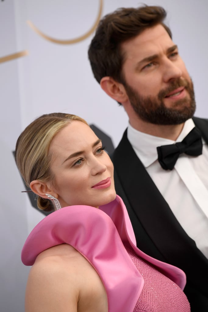 Emily Blunt and John Krasinski at the 2019 SAG Awards