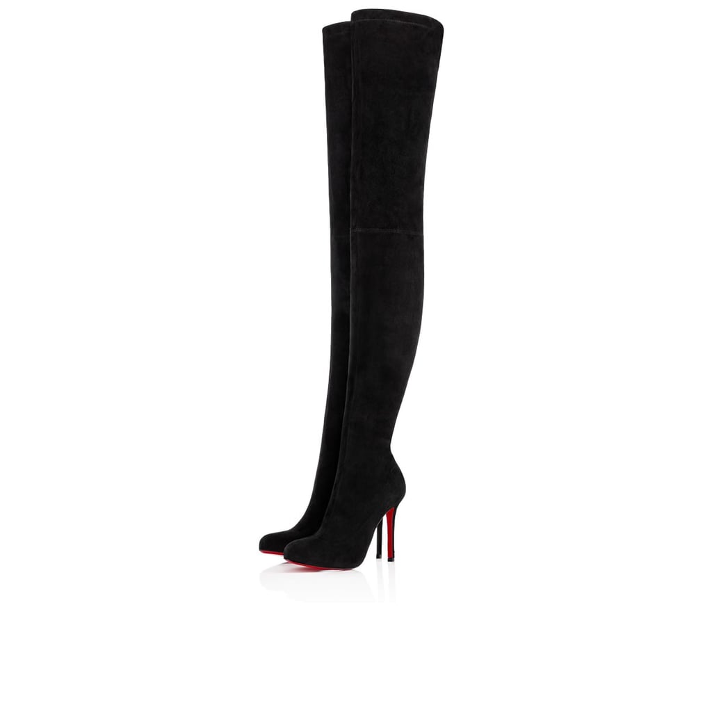Christian Louboutin Louise X Black Thigh-High Boots | Renata's Fashion ...