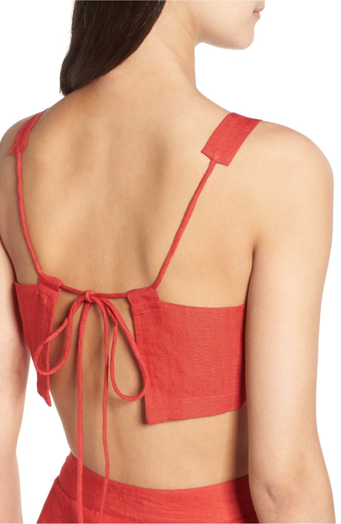 Love Like Summer x Billabong Linen Blend Crop Top