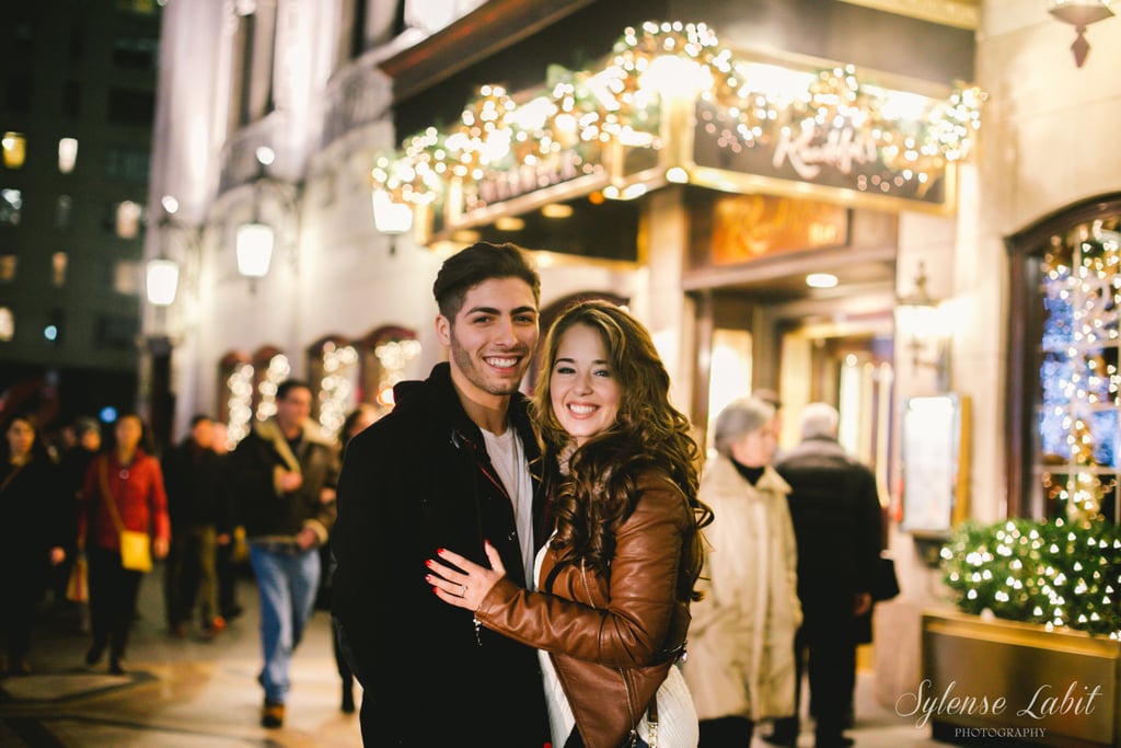 Christmas Engagement Photos in New York