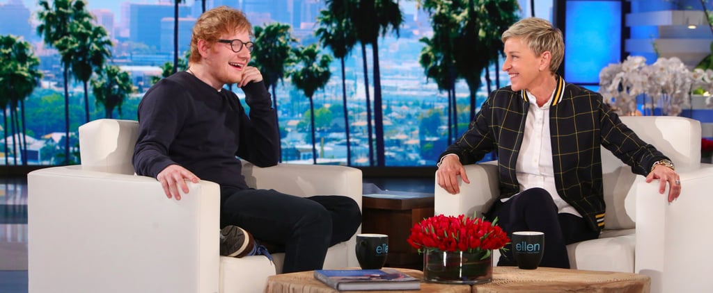 Ed Sheeran on The Ellen DeGeneres Show February 2017